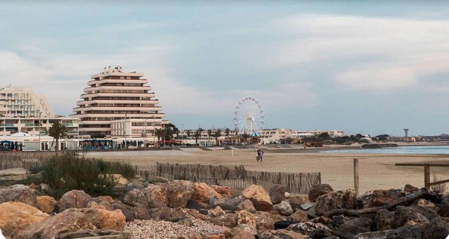 Gîte pour 4 personnes, avec vue dans Port de la Grande Motte