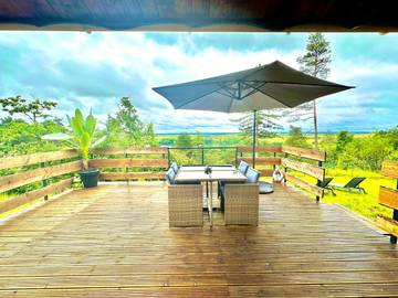 Gîte pour 4 personnes, avec terrasse à Marcenay