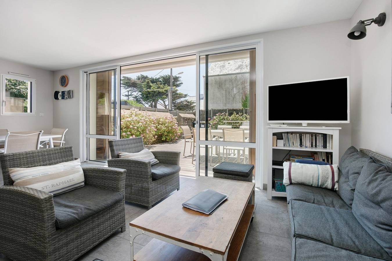 Maison familiale à 30 m de la plage avec vue mer, terrasse privée et Wi-Fi in La Turballe, Côte d'Amour