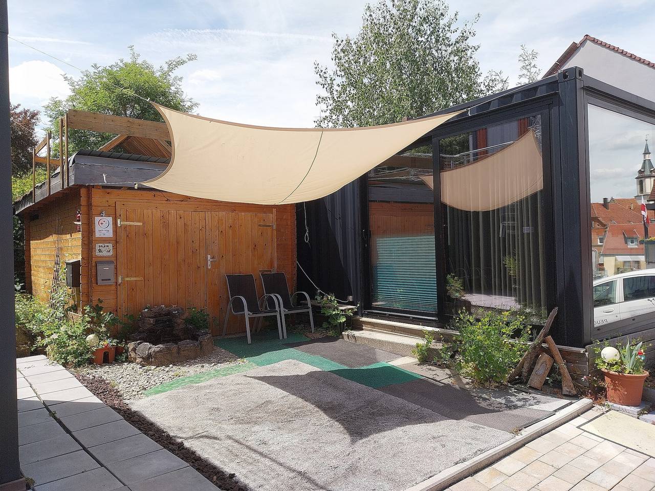 Ferienhaus 'Radapart am Herrgottsbach' mit Gemeinschaftsterrasse, Wlan und Klimaanlage in Creglingen, Taubertal
