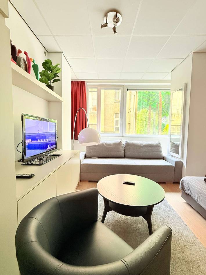 Geheel appartement, Stylish Central Studio â 2 Min Walk to Grand Place in Brussel, Brussel en omgeving
