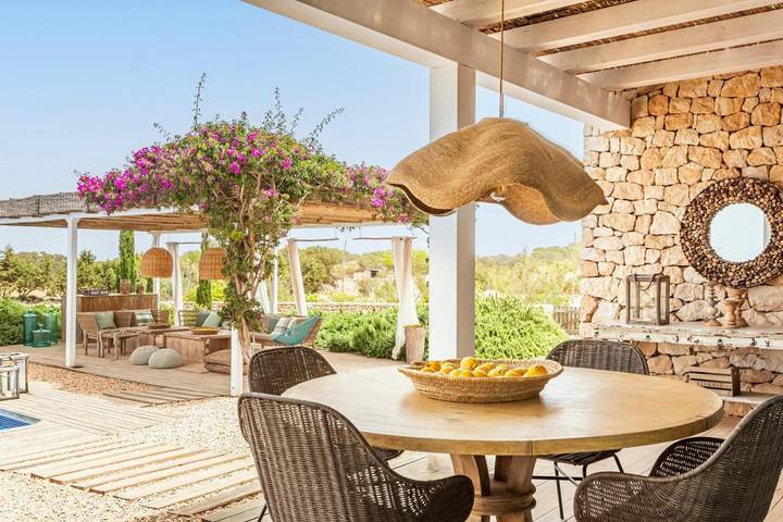 Villa para 9 pessoas, com Terraço e Jardim e ainda Piscina and Vista em Formentera