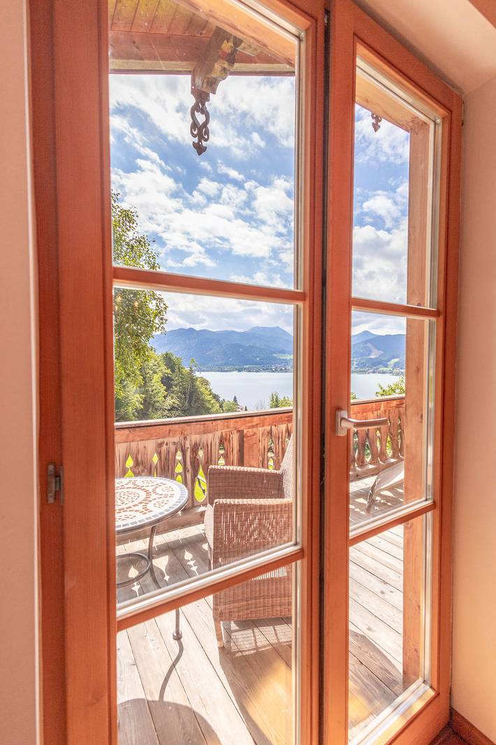 Ferienwohnung für 2 Personen, mit Seeblick und Ausblick sowie Balkon in Gmund - 4