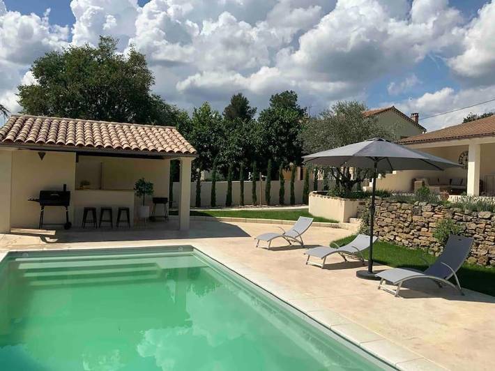 Location de vacances pour 6 personnes, avec piscine et jardin, animaux acceptés à Sérignan-du-Comtat - 4