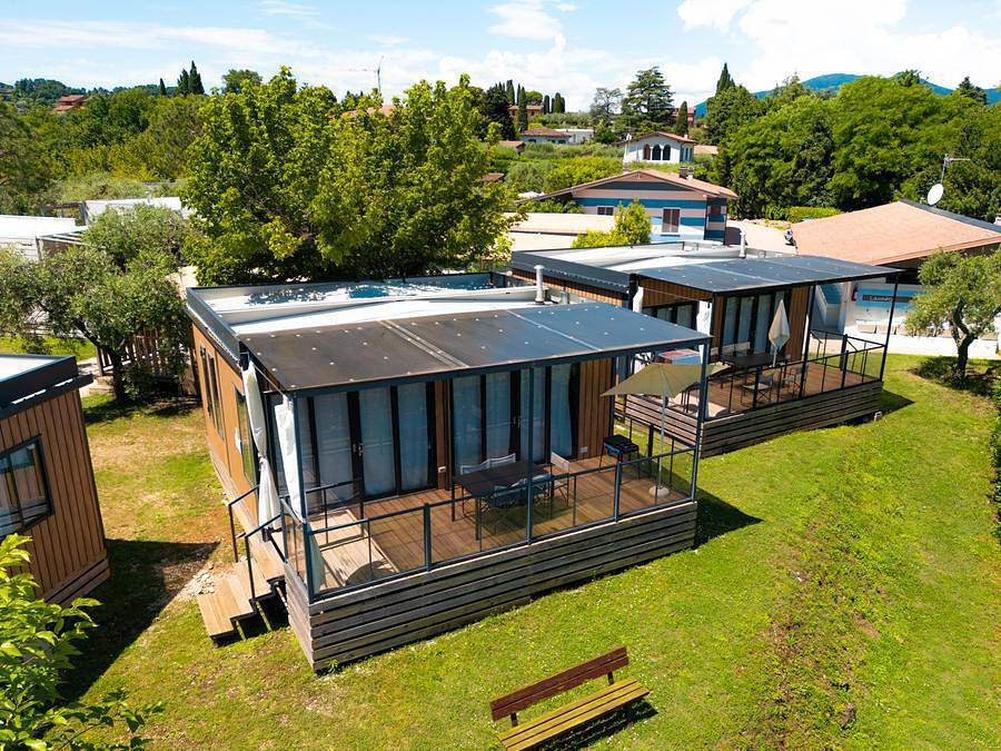 Vacanze Glamping Boutique - Mobilheim 5 personen - Cottage Next Xl Panorama in Storo, Adamello-Presanella-Alpen