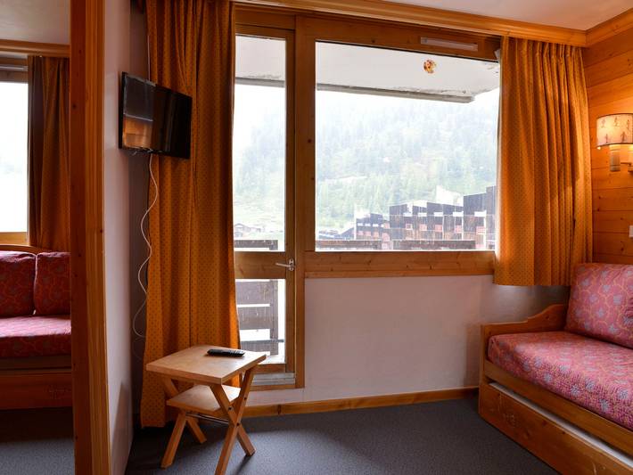 Gîte pour 4 personnes, avec balcon dans Plagne Bellecote - 3