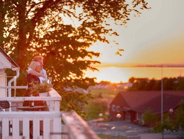 Hotel für 4 Personen, mit Terrasse und Garten in Gränna