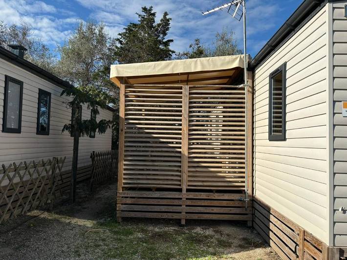 Camping pour 6 personnes, avec vue ainsi que piscine et jardin à Torreilles - 3