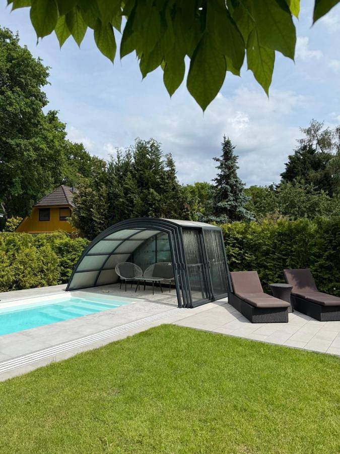 Ferienwohnung für 4 Personen, mit Terrasse und Garten sowie Pool und Ausblick in Schönwalde-Glien - 2