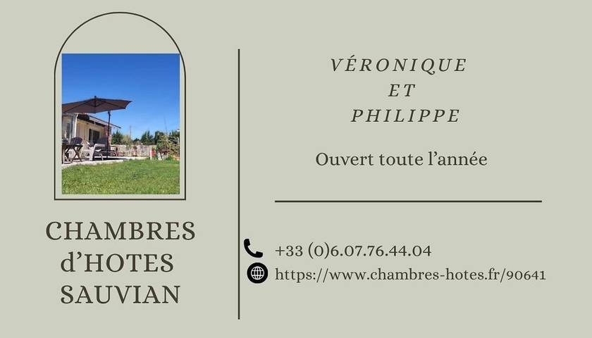 Chambre d’hôte pour 4 personnes, avec jardin