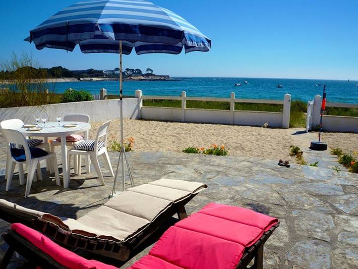 Location de vacances pour 6 personnes, avec jardin dans Plage de l'Anse du Stole