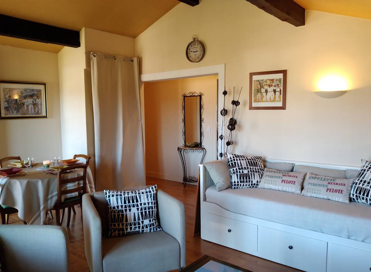 Appartement entier, A 900m.du centre-ville, gîte classé offrant une vue superbe in Saint-Jean-Pied-de-Port, Région de Bayonne