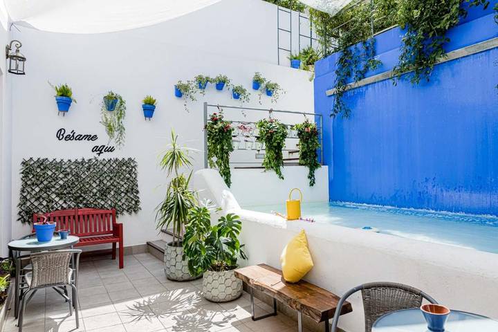 Casa rural para 21 personas, con Balcón y Terraza además de Jardín y Piscina en Sanlúcar de Guadiana