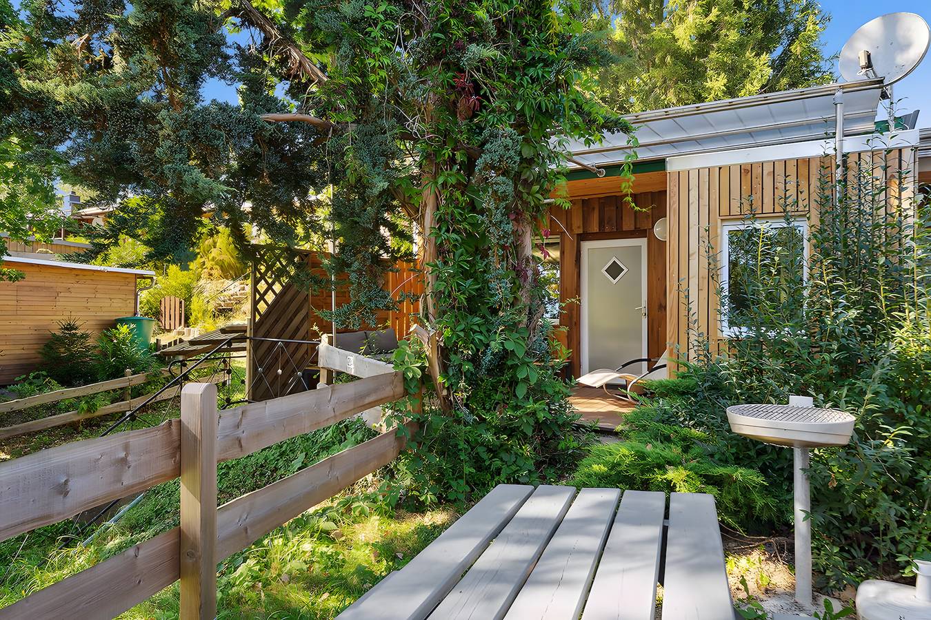 Ferienhaus 204 mit privater Terrasse, Garten und Wlan in Bungalowdorf Zadelsdorf, Zeulenroda-Triebes