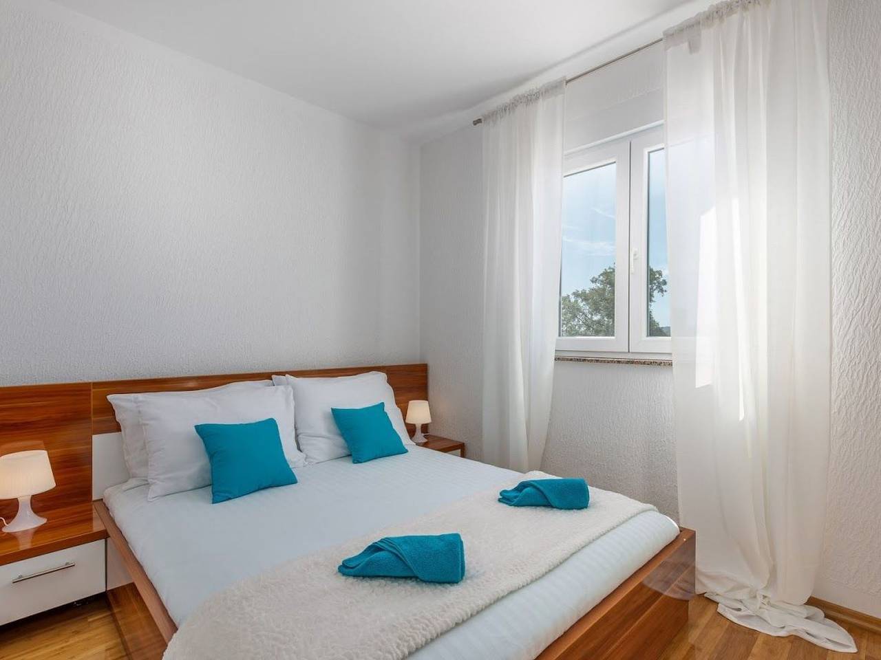 Ganze Wohnung, Wohnung mit Balkon und Meerblick in Dramalj, Primorje-Gorski Kotar