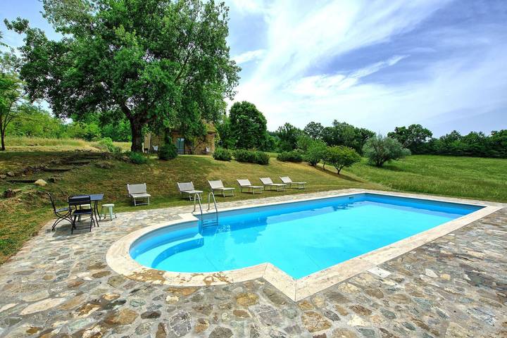 Villa per 6 persone, con piscina, con animali domestici in Tuscia