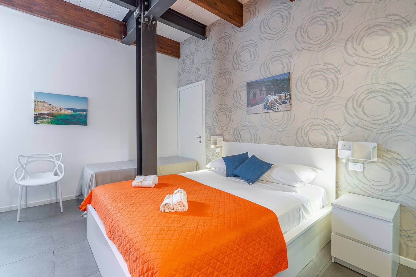 Zimmer 106 im 'Le Saline Rooms Marzamemi' mit Wlan und Klimaanlage in Marzamemi, Pachino