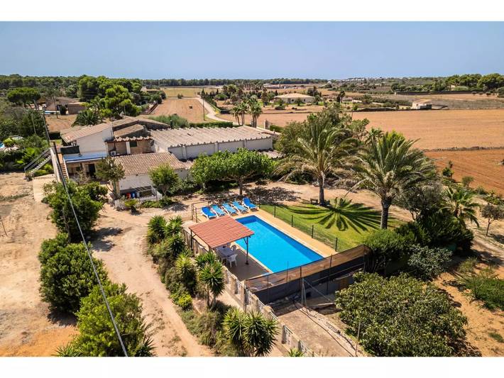 Finca mit Pool für 8 Personen, mit Balkon und Terrasse sowie Garten und Pool in Es Trenc - 3