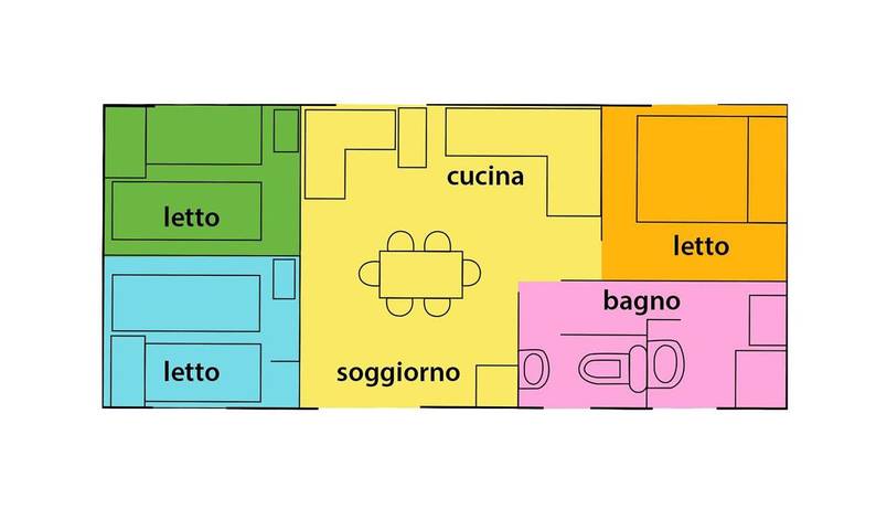 Ferienpark für 6 Personen, mit Pool und Garten, mit Haustier in Italien - 2