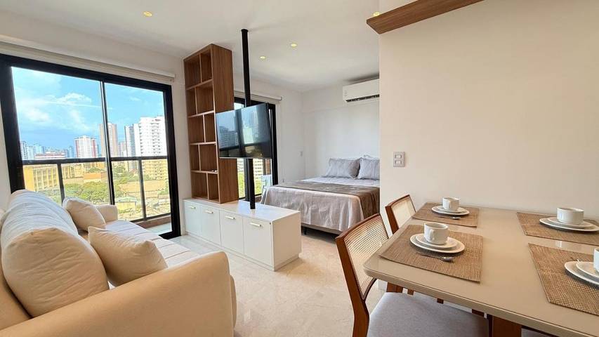 Ferienwohnung für 4 Personen, mit Balkon und Sauna sowie Pool - 1