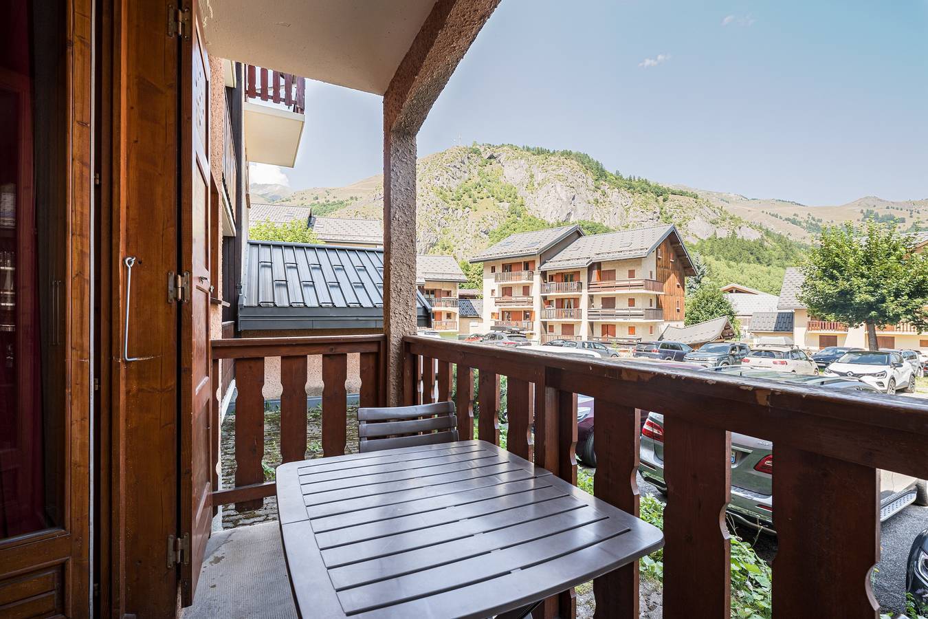 Appartement entier, Appartement 'Joli Appt 2 Centre Village Valloire' avec vue sur les montagnes, balcon et Wi-Fi in Valloire, Région de Saint-Jean-de-Maurienne
