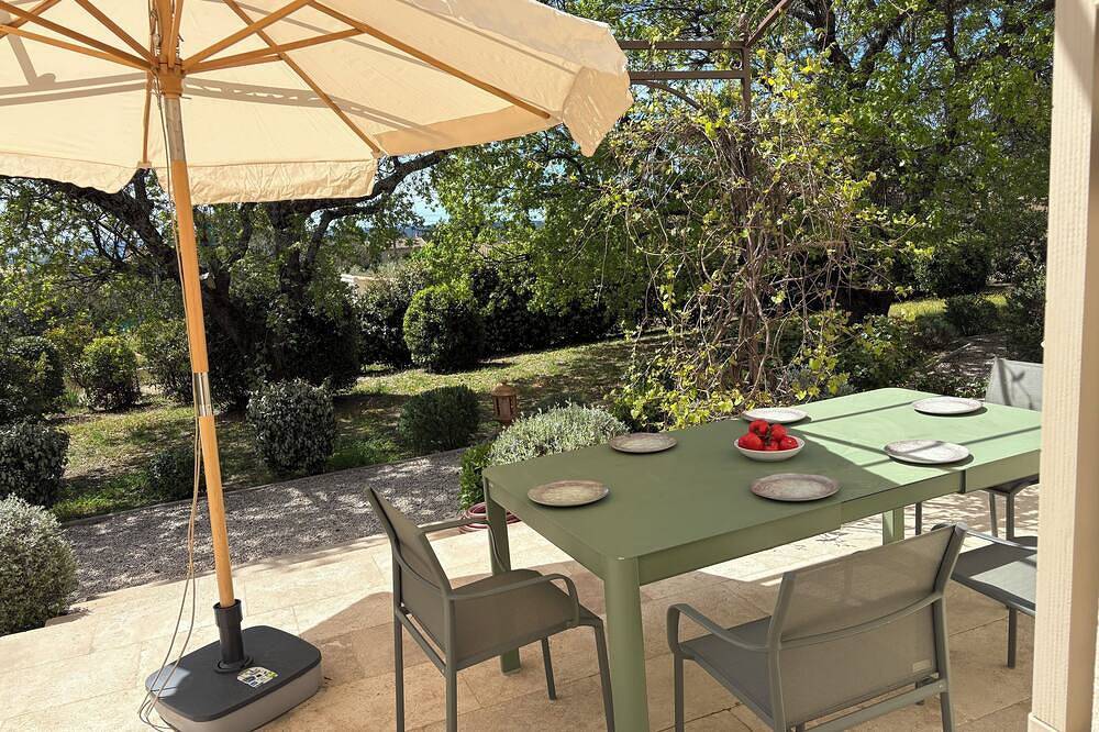 Charming green setting in the heart of the Luberon, near Cucuron, large swimming pool in Cucuron, Parc naturel régional du Luberon