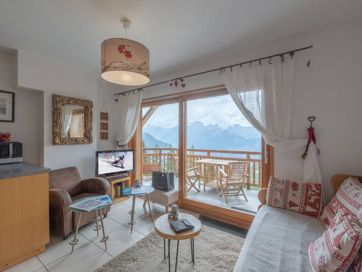 Chalet voor 6 personen, met terras in Huez