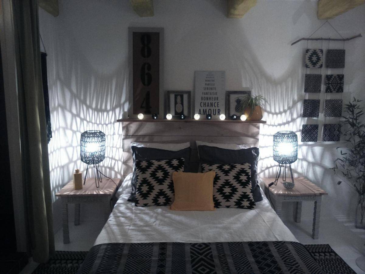 Double Room with Terrace in Junas, Côte méditerranéenne (France)