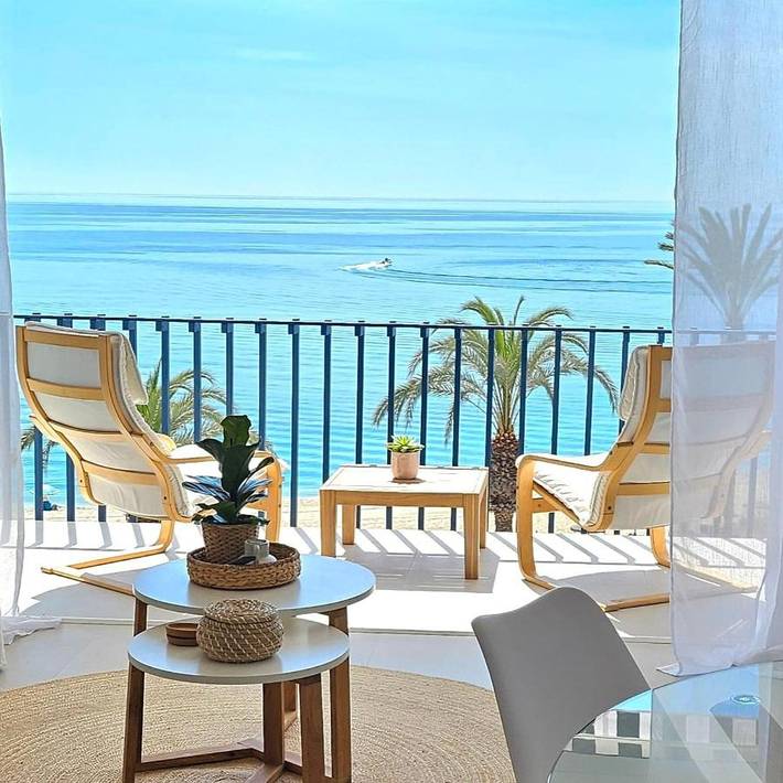 Apartamento para 4 personas, con jardín y vistas en Aguadulce