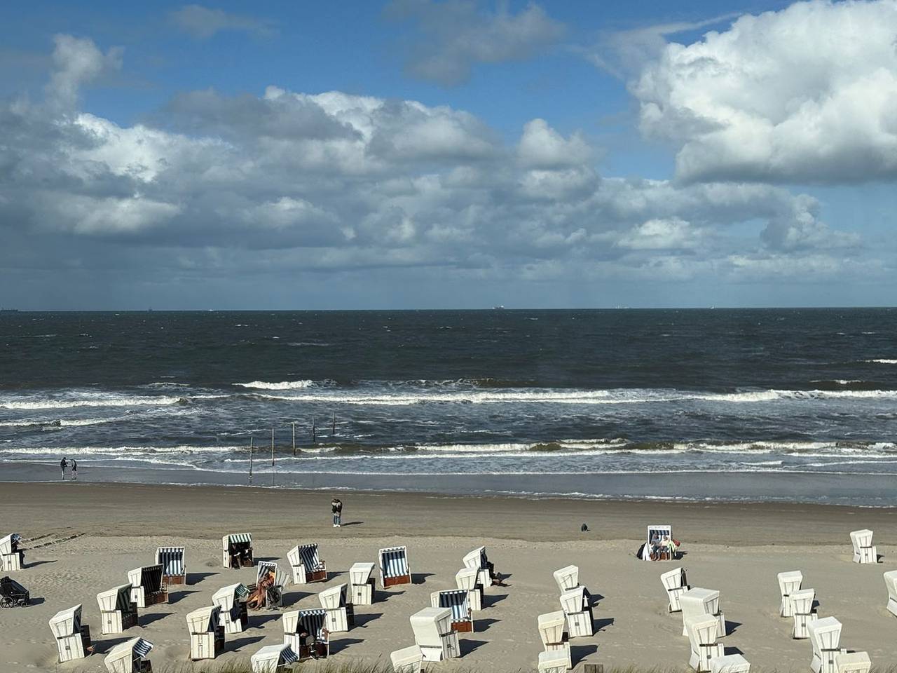 Appartement entier, "Himmel und Meer" - direkter Meerblick mit Nord-Balkon in Wangerooge