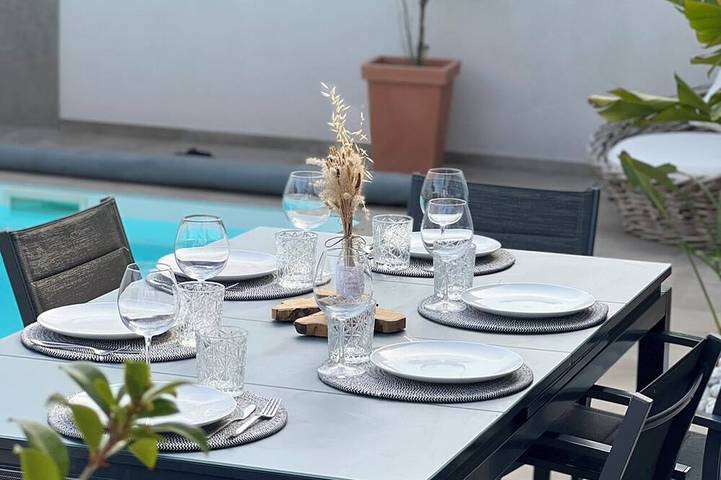 Maison de vacances pour 6 personnes, avec jardin à Latour-Bas-Elne