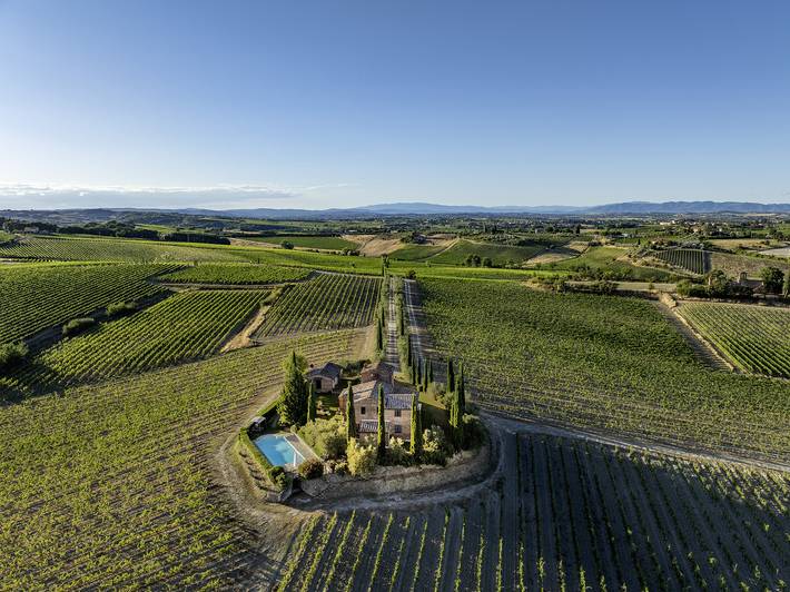 Villa pour 12 personnes, avec jardin et jacuzzi à Montepulciano