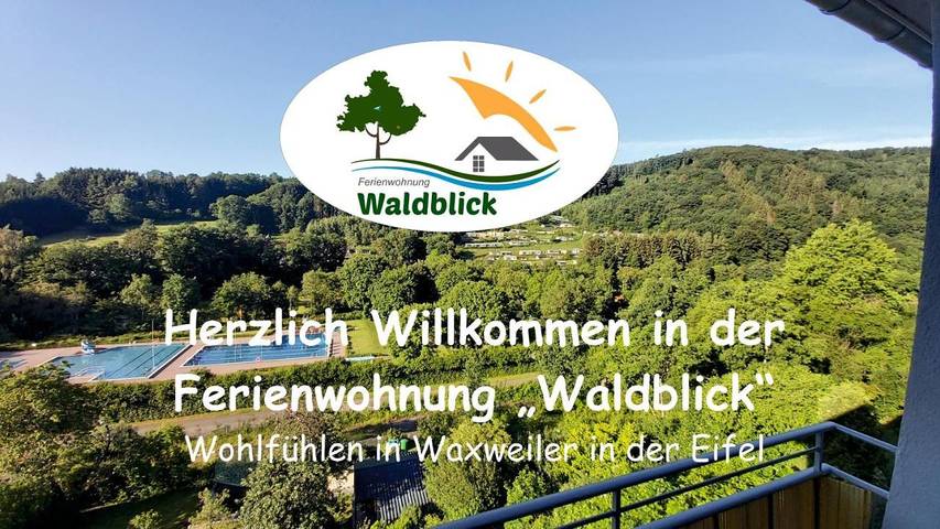 Ferienwohnung für 6 Personen, mit Balkon und Terrasse sowie Ausblick in Waxweiler