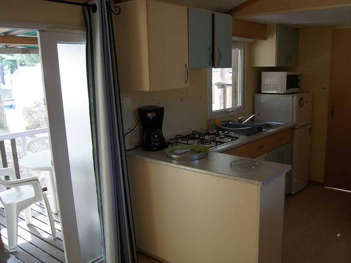 Camping La Source - Mobilheim 6 personen - Lüttich – 6 Personen – 2 Schlafzimmer – Klimaanlage in Sournia, Regionaler Naturpark Corbières-Fenouillèdes