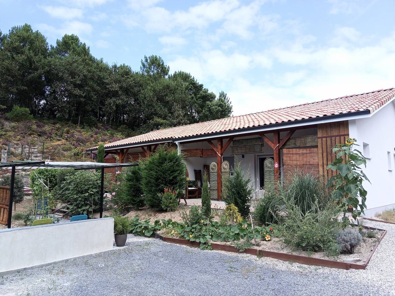 Maison de vacances neuve près de la plage, au calme, terrasse, 3 pers., navette & parking gratuits in Vielle-Saint-Girons, Côte d’Argent