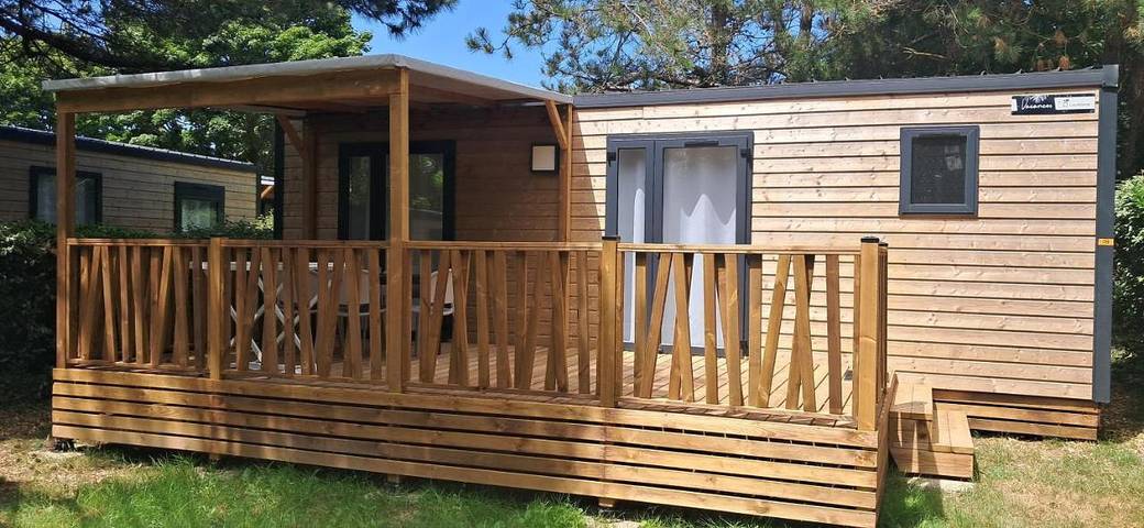 Parc de vacances pour 6 personnes, avec terrasse et piscine, animaux acceptés à Argol - 2