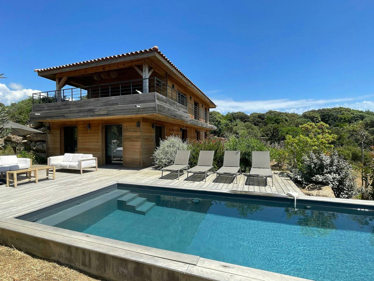 Villa moderna con vistas al mar en Córcega in Pianotolli-Caldarello, Distrito de Sartène