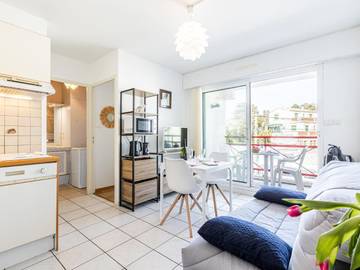 Gîte pour 2 personnes, avec balcon dans Plage Pontaillac