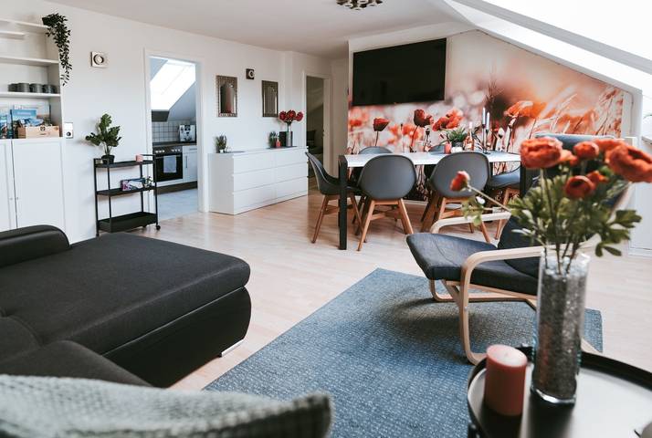 Ferienwohnung für 6 Personen, mit Balkon und Seeblick in Untersee