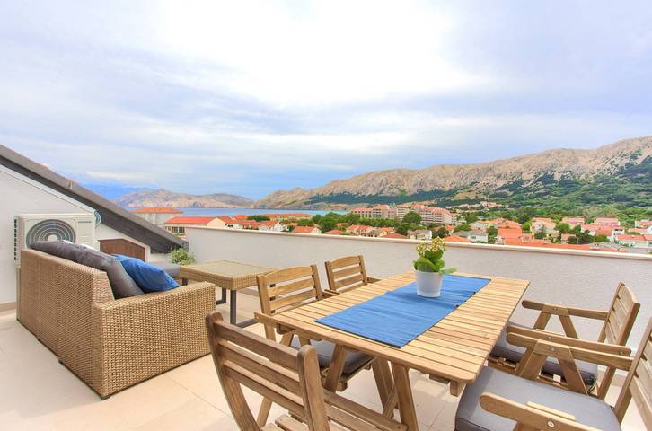 Apartament wakacyjny dla 6 osób, z balkon/ taras, zwierzęta dozwolone w Baska