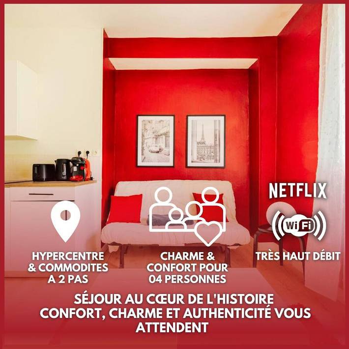 Appartement de vacances pour 4 personnes, avec vue