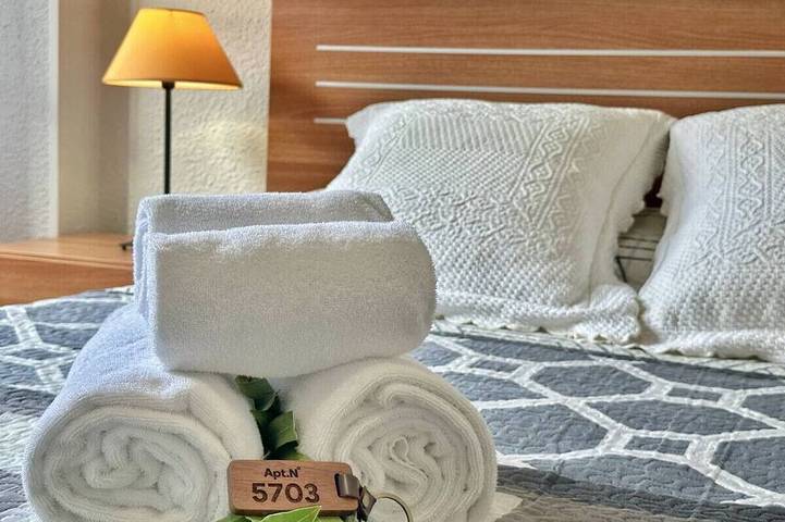 Apartamento de vacaciones para 5 personas, con balcón y piscina, Se admiten mascotas - 1