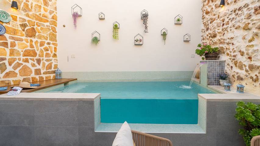 Casa de vacaciones para 4 personas, con Balcón/Terraza y Piscina en El Gastor