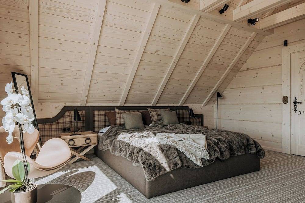 Luxury mountain chalet, wooden house, Tatra Bjerge View, tatra mountains in Karpaty (Polska)