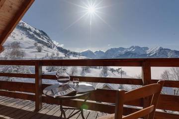 Chalet pour 14 personnes, avec jardin ainsi que sauna et vue à Villard-Reculas
