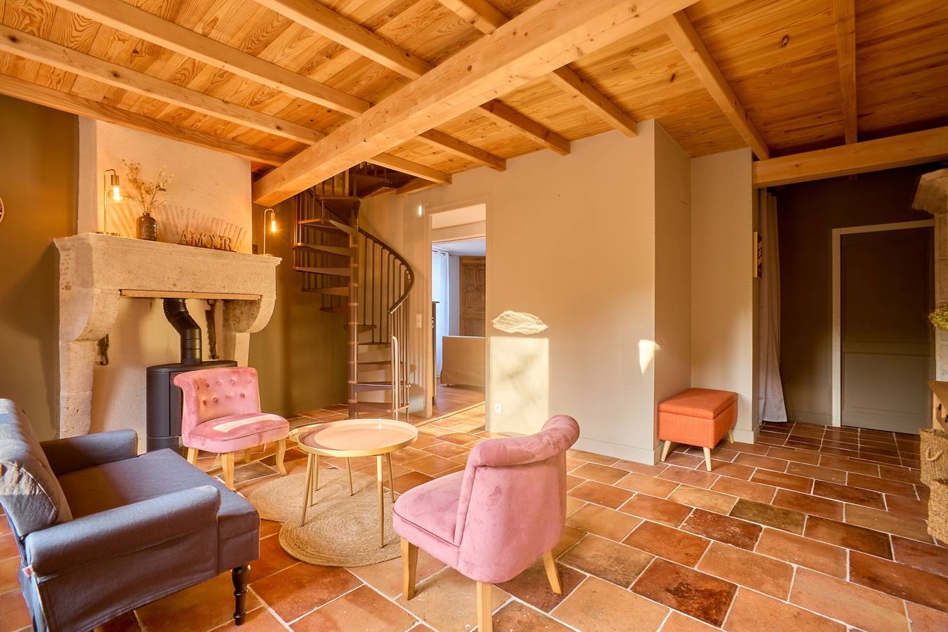 Gîte des 3 Sourires - Grand Jardin Privé in Eynesse, Région de Libourne