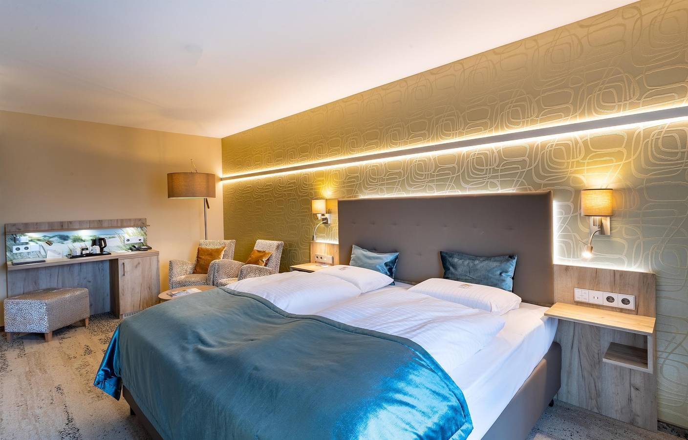 Landblick-Doppelzimmer in St. Peter-Bad, St. Peter-Ording