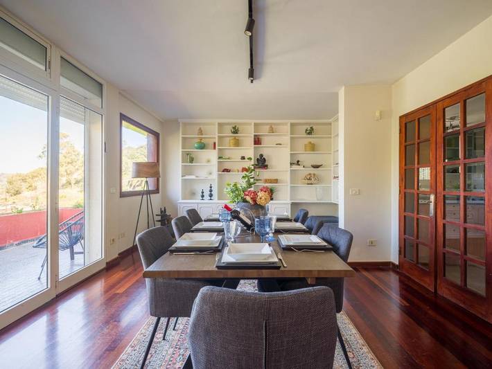 Casa rural para 8 personas, con piscina y sauna además de jardín y vistas en Santa Brígida - 4