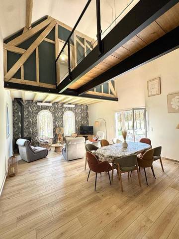 Location de vacances pour 10 personnes, avec jardin et vue à Saint-Martin-du-Vieux-Bellême