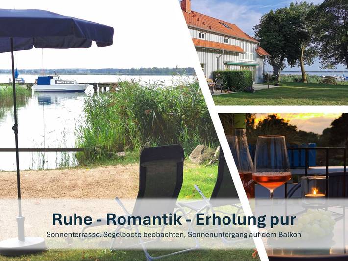 Ferienwohnung für 5 Personen, mit Balkon und Terrasse sowie Garten und Seeblick in Sauzin
